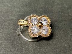 Floats ! フロート トゥーリング フットリング フリーサイズ クローバー? フラワー？【美品】MO11034TUD【Shops 匿名配送】