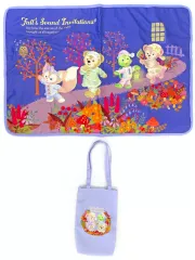【中古】抱き枕カバー・シーツ・ブランケット 集合 ブランケット(トートバッグ付き) 「Duffy and Friends-ダッフィー＆フレンズ- ダッフィー＆フレンズのフォールズ・サウンド・インビテーション」 東京ディズニーシー限定