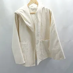 ◇ ⊇ BIFROST シンプル 長袖 コートジャケット サイズM アイボリー系 レディース E  【1505290001489】