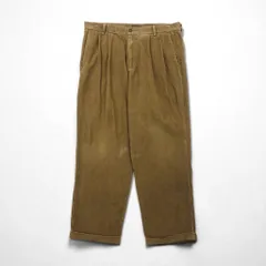 DOCKERS ( Levi's ) 00年代 スラックス 2タック ワイド コーデュロイパンツ L ブラウン コーデュロイ