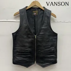 VANSON Leathers USA　革ベスト　36　バンソン　レザーベスト 2025年最新】バンソン vanson レザーベストの人気アイテム