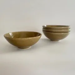 【お客様ご予約品】studio m' 中鉢 とんすい ボウル 440ml　４点　ブロス 5寸 山吹