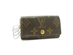 LOUIS VUITTON ルイヴィトン M62631 モノグラム ミュルティクレ4 4連 キーケース 鍵入れ レディース メンズ ブラウン系 DH0238