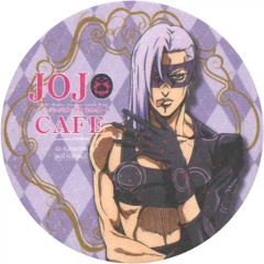 [중고] 코스터(캐릭터) 메로네 오리지널 홀로그램 코스터 [JOJO CAFE-조조의 기묘한 모험 제5부 황금의 바람- Powered by ANIMAX] 콜라보 메뉴 주문 특전