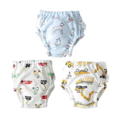 ☆ Bセット ☆ 90cm ☆ トレーニングパンツ3枚セット yktpants3 トレーニング パンツ 女の子 3枚セット トレーニング パンツ トレパン ガーゼパンツ 下着 おねしょ対策 おねしょ トイレ トイトレ キッズ 4層 3点セット 防水