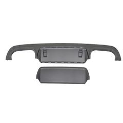 即日発送 W221 後期AMGリアバンパー用 リアディフューザー カバー Sクラス メルセデス ベンツ 国内在庫 即納 カスタム 外装 補修 部品 リア パーツ エアロ Mercedes Benz