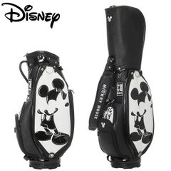 ディズニー キャディバッグ   ミッキーモデル ディズニー キャディバッグ MONOCHROME MICKEY GOLF CADDIE BAG