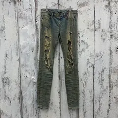 サンローランパリ 16SS デストロイ ブリーチ スキニー デニムパンツ 29 中古・古着通販】Saint Laurent Paris (サンローランパリ