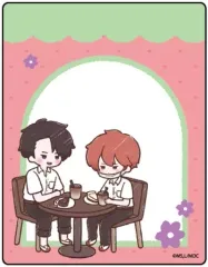 【中古】キャラカード 佐山圭悟＆才川綴(テーブル) 「アクリルカード マスク男子は恋したくないのに 01.公式＆描き起こしイラスト」