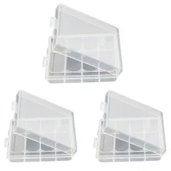【新着商品】電池ケース 単三電池ケース 3個セット 単3 単4 対応 収納ケース 透明な電池ボックス 電池 連結 保管 シンプル 単3電池 単4電池 エネループ 充電池 整理整頓 仕切り 電池収納 携帯 持ち運び