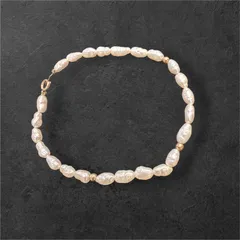 14K 淡水パール　ブレスレット　結婚式　入学式　卒業式　パーティ　フォーマル等　MW25I(T)3