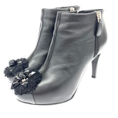 CHANEL シャネル パスティーユ パールショートブーツ 38.5 - メルカリ