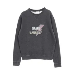 美品✨希少✨サンローランパリ スタッズ　スウェット トレーナー ブラック 黒 SAINT LAURENT（トレーナー/スウェット）のフリマアイテム一覧