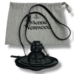 Vivienne Westwood ヴィヴィアンウエストウッド オーブショルダーバッグ バッグ 鞄 レザー 収納袋付 ブラック 黒 レディース ゴーゴー古着マルイ北千住店 24 No.259
