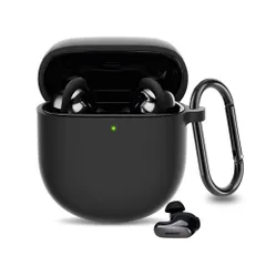 Vikisda Bose QuietComfort Ultra Earbuds 用 ケース2023年10月発売保護カバー シリコンケース 装着充電 全面保護 落下キズ防止 耐衝撃 防塵 軽量 QuietComfort Ultra Earbuds 対応 カラビナ