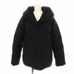 ビーミングバイビームス B:MING LIFE STORE by BEAMS ダウンジャケット ビッグカラー ジップアップ ウール M 紺 ネイビー /KU ■MU