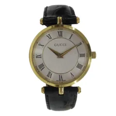 稼働品☆GUCCI グッチ 3900L 腕時計 レザーベルト クォーツ