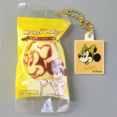 【中古】スクイーズ 横顔ミニーマウス(ミニーマウスプレート) 「ミッキーマウス 『銀座のキャラメルケーキ』です。 スクイーズマスコット」