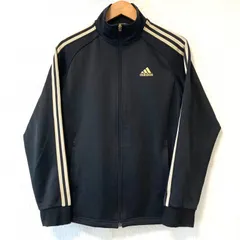 (^w^)b adidas アディダス Clima365 ジップアップ トラック ジャケット ジャージ 長袖 トップス スポーツ 運動 トレーニング ランニング 練習 ブラック×ゴールド メンズ 男性 サイズM