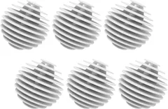 Tik Trunk TikTrunk ランドリーボール 6個セット 洗濯ボール ほこり取り 乾燥機対応 柔らか素材 絡まり防止 ドラム式 洗濯機対応(白6個セット)