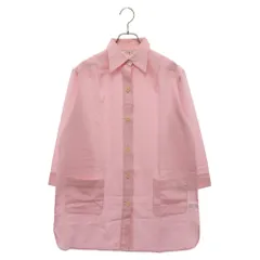 Christian Dior (クリスチャンディオール) VINTAGE ヴィンテージ トロッター柄 コットン 長袖シャツ リラックスパンツ パジャマ セットアップ ピンク レディースのサムネイル