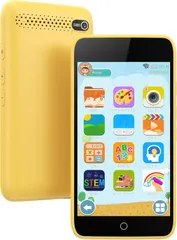 キッズ携帯 スマホ おもちゃ キッズスマホ： GITEKI認定取得済み 2025年モデル 1500mAh電池 3.97インチ タッチスクリーン付き 子供用スマホ シリコンケース ストラップ カメラ付き キッズケータイ 210以上の学習ゲーム