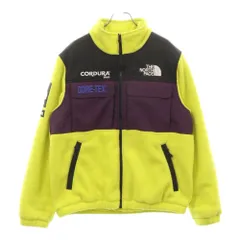 SUPREME (シュプリーム) 18AW ×THE NORTH FACE 18AW Expedition Fleece Jacket ザ ノースフェイス エクスペディション フリース ジャケット イエロー/パープル NL71809I
