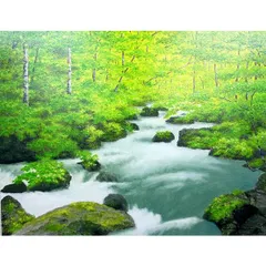 sale【ART】朝隈敏彦真筆(姫路城に桜)サムホール