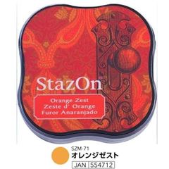 ツキネコ ステイズオンミディ インクパッド【オレンジゼスト】