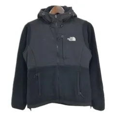 THE NORTH FACE ノースフェイス Denali デナリフーディ― フリースジャケット アウトドア ブラック (レディース S) 中古 古着 S9866