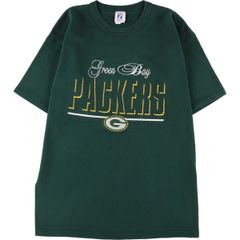 古着 90年代 LOGO7 NFL GREEN BAY PACKERS グリーンベイパッカーズ スポーツTシャツ USA製 メンズL ヴィンテージ/eaa319786