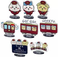 ちいかわ阪急電車コラボ アクスタ コンプリートセット - メルカリ