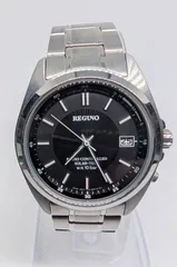 【美品】CITIZEN シチズンREGUNO ソーラーテック 電波腕時計