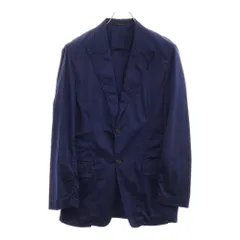 JIL SANDER (ジルサンダー) ピークドラペル シングル 2B ジャケット ブルー 150128 MF250492 11のサムネイル