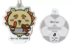 【中古】アクリルスタンド・アクリルパネル シーサー(応援) 「ちいかわ なんか小さくてかわいいやつ×Jリーグ トレーディングキーホルダーにもなるアクリルスタンド」