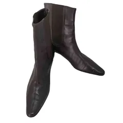サルヴァトーレフェラガモ Salvatore Ferragamo サイドゴア ポインテッドトゥ ショートブーツ レディース  7