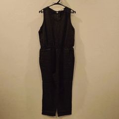 studio CLIPドット柄 サロペット オールインワン