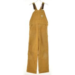 CARHARTT】R01 BRN ダブルニー ダックオーバーオール - メルカリ