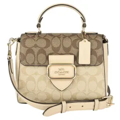 新品 コーチ COACH ハンドバッグ MORGAN TOP HANDLE SATCHEL ライトカーキマルチ
