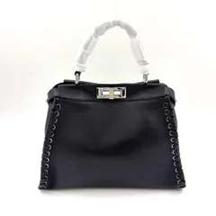 【メルカリあんしん鑑定タグ付】FENDI ピーカブー レギュラー セレリアレザー メルカリあんしん鑑定タグ付】FENDI ピーカブー レギュラー