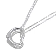 ティファニー Tiffany&co オープンハート ネックレス 旧タイプ シルバー Ag925 レディース 女性 【中古】