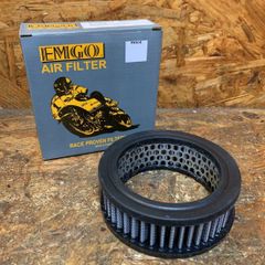 トライアンフ　パンケーキ 　エアクリーナー　交換用フィルター　BSA　英車　カスタム　EMGO　BSA (WW90619)