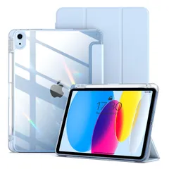 【人気商品】11世代 iPad 10世代 ケース A16 11インチ 10.9インチ アイパッド ケース 第10世代 (2022)対応 アクリル Aoub 透明バックカバー Pencil 収納可能 PU合成レザー 三つ折スタンド オートスリープ機能 軽量 薄型