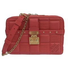 ロエベ LOEWE ダイスポケット ショルダーバッグ レザー タン