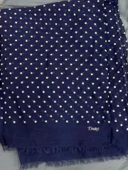 Drake's 動物柄 ネイビー スカーフ ウールシルク Navy Forest Animals Print Wool-Silk Scarf – Drakes