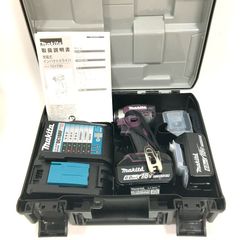 未使用 マキタ 充電式インパクトドライバ TD173DGXAP フルセット 18V 6.0Ah オーセンティックパープル 純正品 コードレス makita △ DW3095のサムネイル
