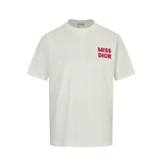 【今日特価】Dior / ディオール 25ss ブラシフロッキーアルファベット T シャツ