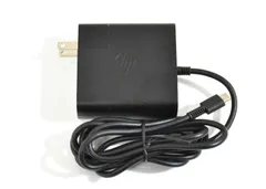 HP Type-C 65W ACアダプター /HP USB-C 65W/15V 4.33A or 20V 3.25A 65W Max/TPN-CA06/EliteBook x360 1030 G3 など対応/中古品