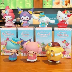 海外限定 全7種コンプリートセット サンリオ MINISO フラワーシーズン フィギュア 花見 桜 クロミ ポムポムプリン マイメロ  シナモン キティ キキ ララ 海外 限定 正規品 公式ライセンス品 リトルツインスターズ