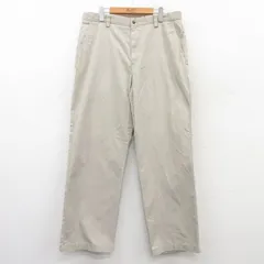 W36/古着 ドッカーズ パンツ メンズ コットン 薄ベージュ カーキ 25jun02 中古 ボトムス ロング